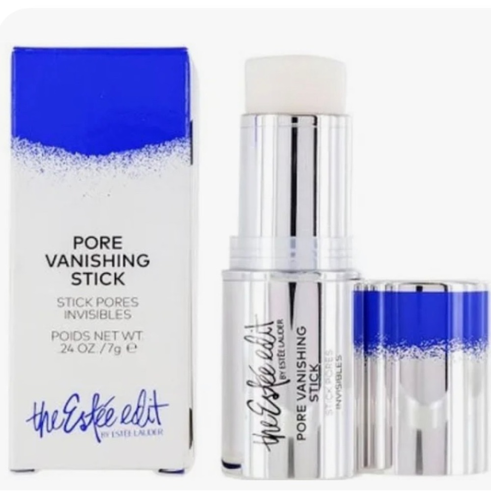 New no box. glide-on stick to blur the look of pores and minimize shine and oil.